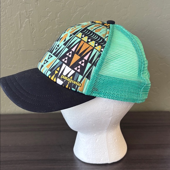 Patagonia Wave Worn Interstate SnapBack Hat Tribal Geometric Pattern NWOT - Picture 2 of 6